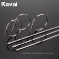 KAYAL eva recubierto de cable de doble bucle de acero inoxidable hecho en China